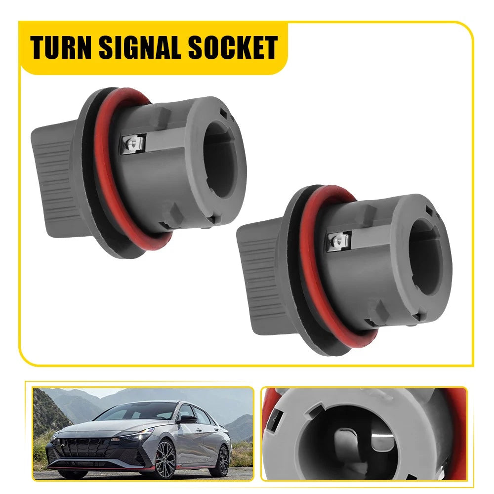 2X Turn Signal Lamp Bulb Socket for Kia Soul (2019–2025) 92166-A9000
