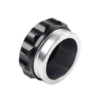 2" Black Aluminum Alloy Weld-On Filler Neck & Cap for Tank Cover