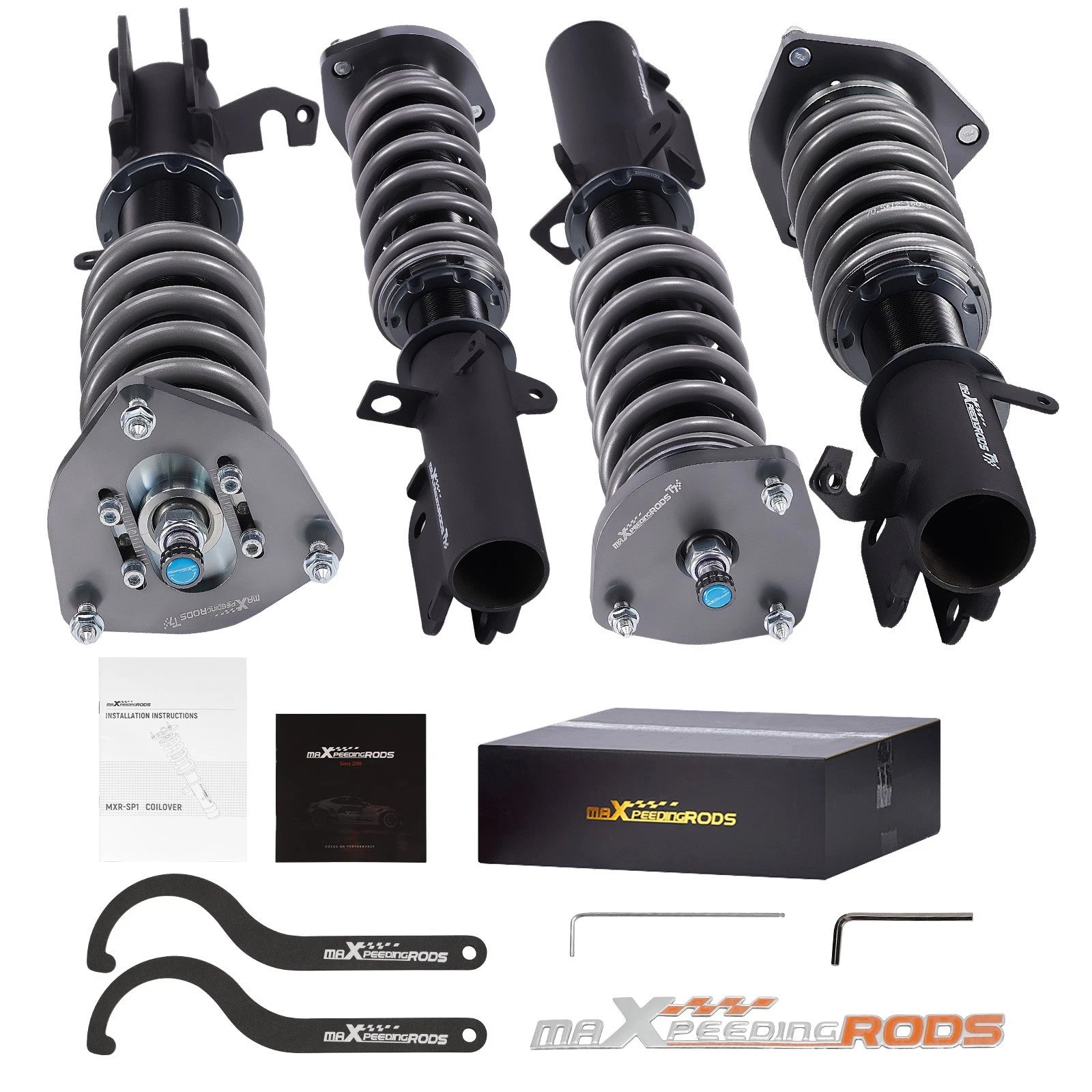 24 Click Coilovers Suspension Kit For Toyota Corolla E90 E100 E110 AE92 AE111