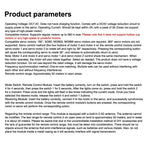 8-Channel Wireless Remote Control for Builders (2.4GHz)