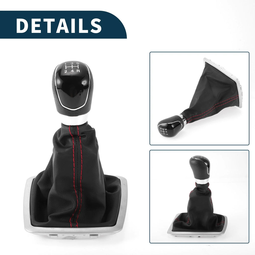 5 Speed Manual Gear Shift Knob with Cover for Ford Focus MK2 (2006–2011)