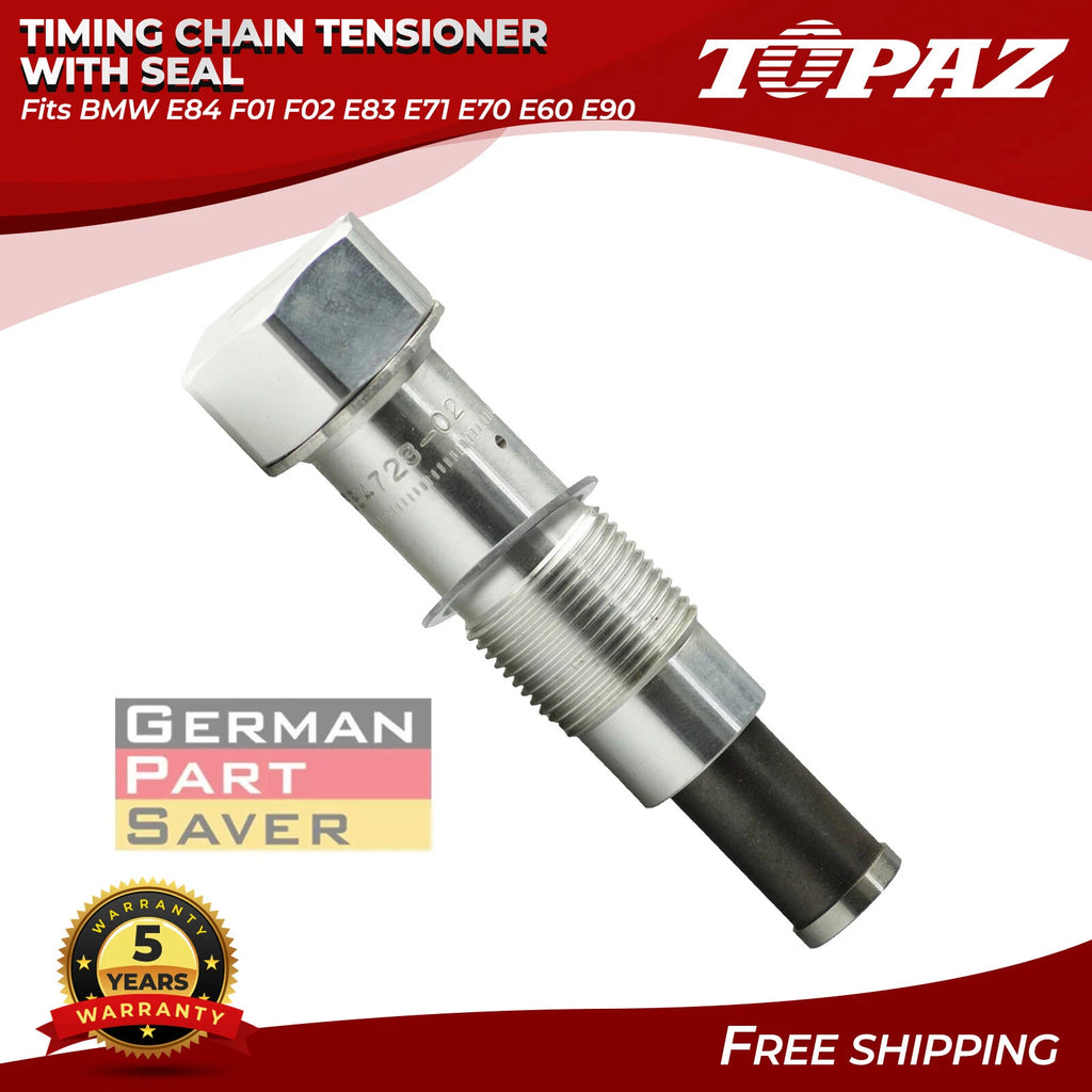 Timing Chain Tensioner with Seal Ring for BMW F01 F02 E60 E70 E83 E90 (2008–2017)