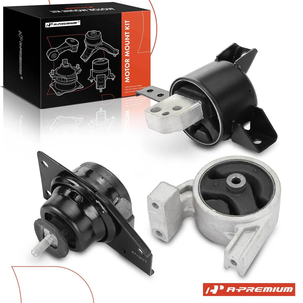 3X Engine Motor & Transmission Mount for Hyundai Accent (2006–2011)