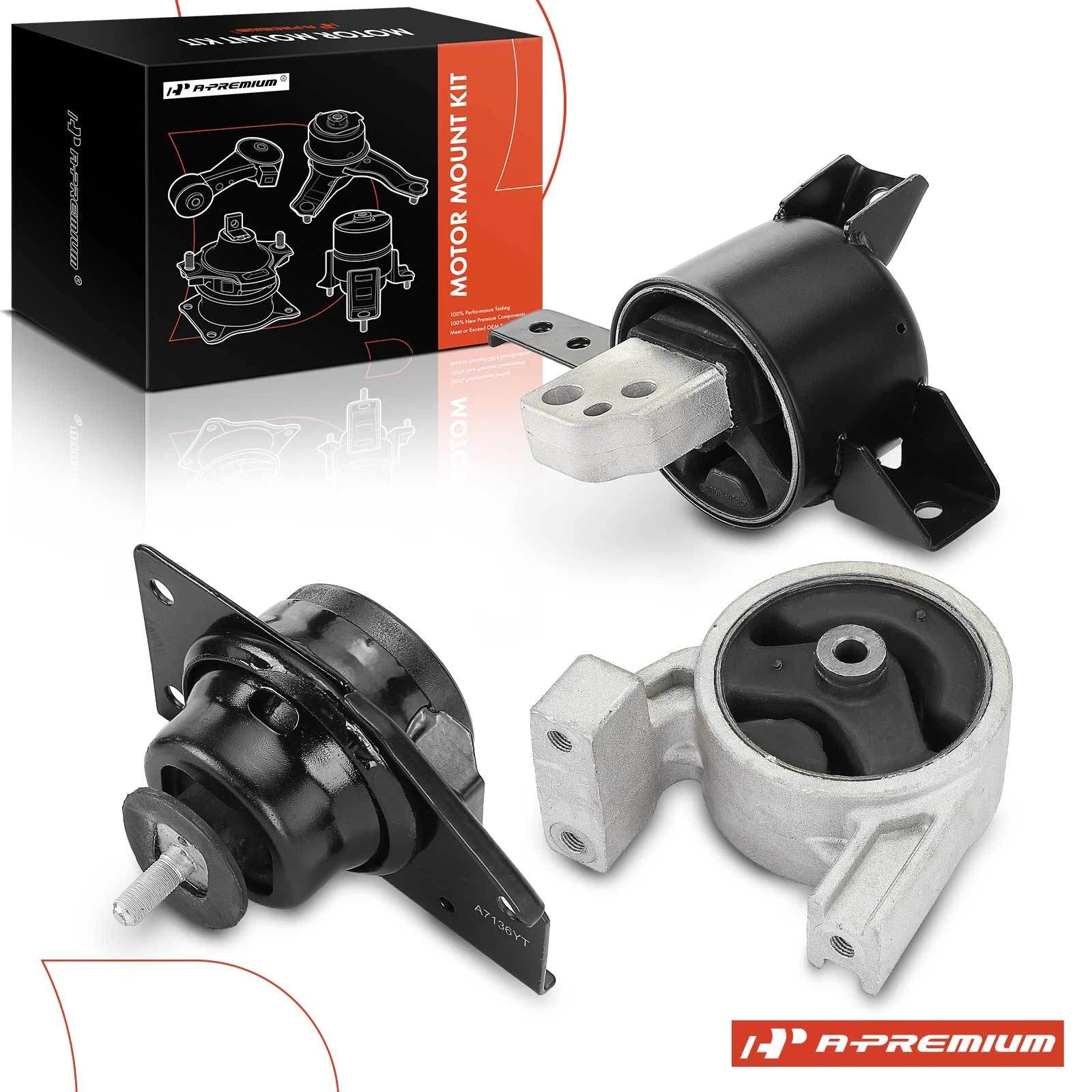 3X Engine Motor & Transmission Mount for Hyundai Accent (2006–2011)