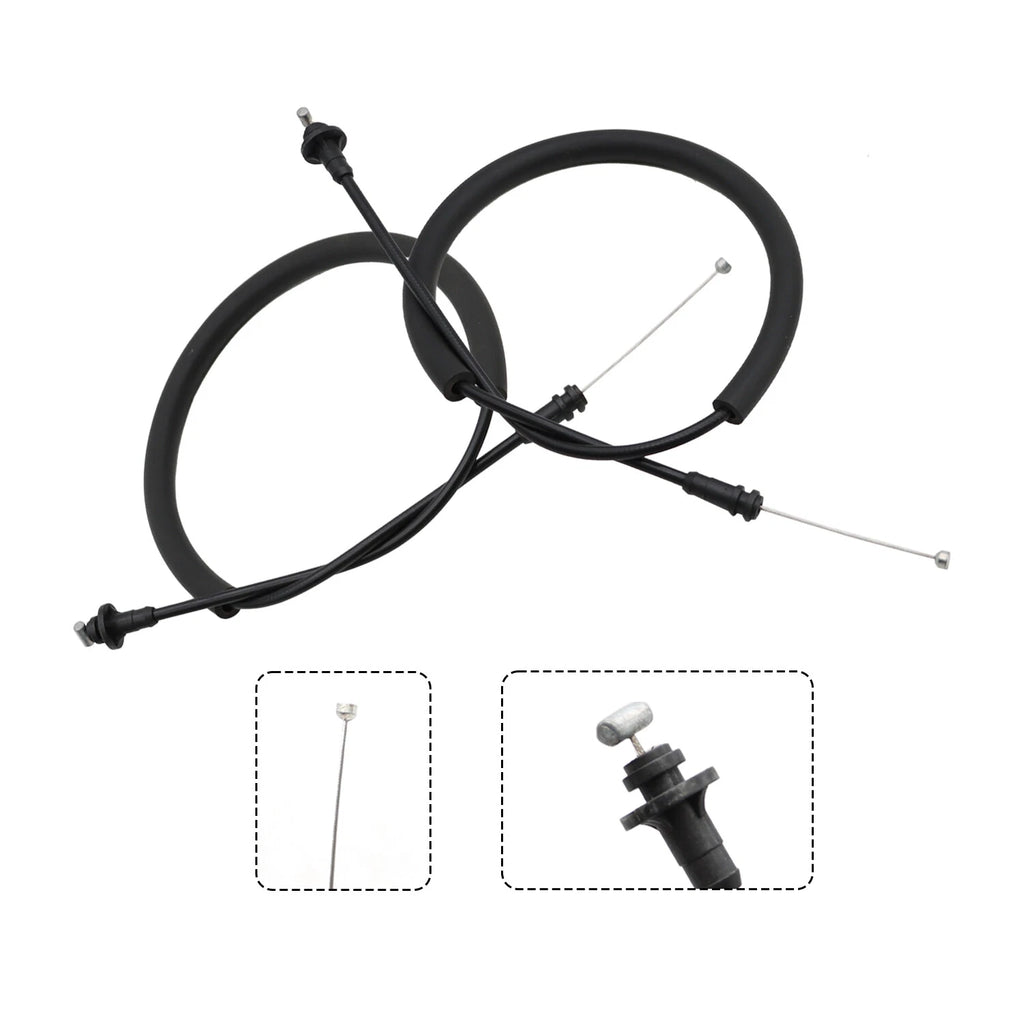 2X Rear Door Latch Cable 55275106 for Dodge Ram 1500 2500 3500 (1998–2002)