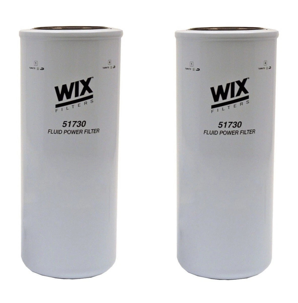 Set of 2 Hydraulic Filters for Caterpillar Champion Ford Volvo (Wix)