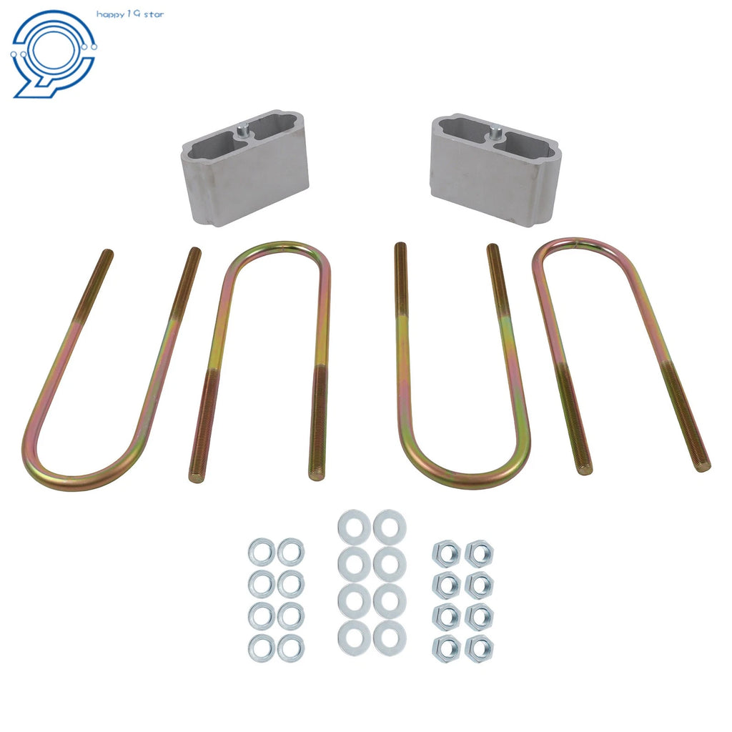 3" Drop Lowering Blocks U Bolts Kit for Chevy Belair Nomad 150 210 (1955–1957)