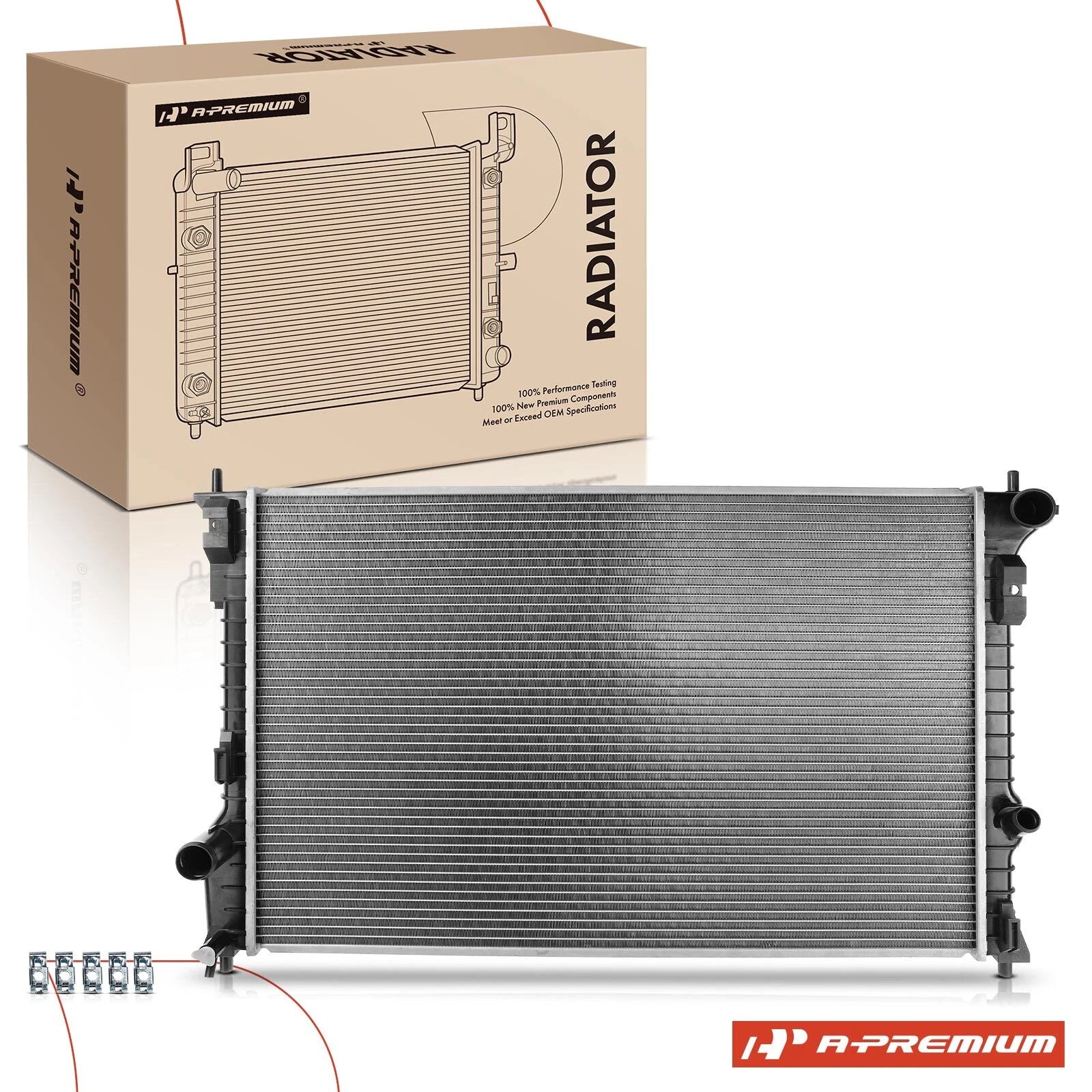 Radiator for Ford Explorer, Flex, Lincoln MKT (2010–2019) w/ Towing Package