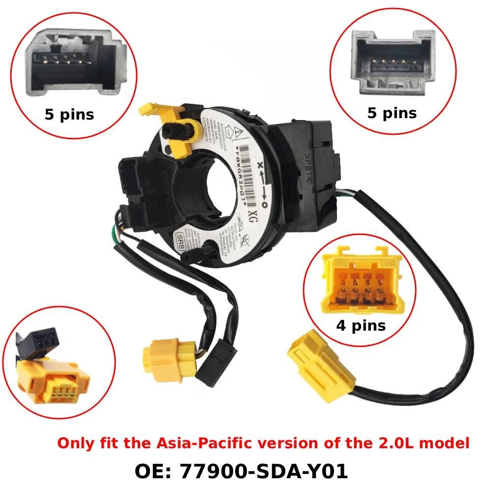 Clock Spring for Honda Accord (2003–2007) 77900-SDA-Y01