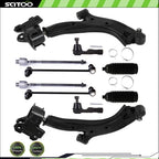 Front Lower Control Arm w/ Ball Joints & Tie Rod End Link for Honda CR-V (2007–2011)