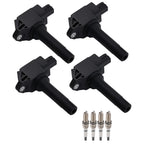 Set of 4 Ignition Coils & Plugs for Subaru Crosstrek 2.0L (2016–2017) UF-774
