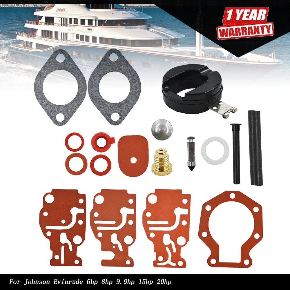 Carburetor Repair Kit for Johnson Evinrude 6hp-20hp (Year Range Not Specified)