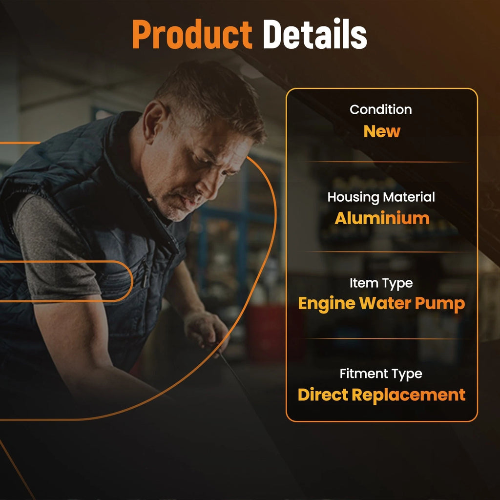 Engine Water Pump for Cadillac CTS SRX ATS XTS (2004–2019)