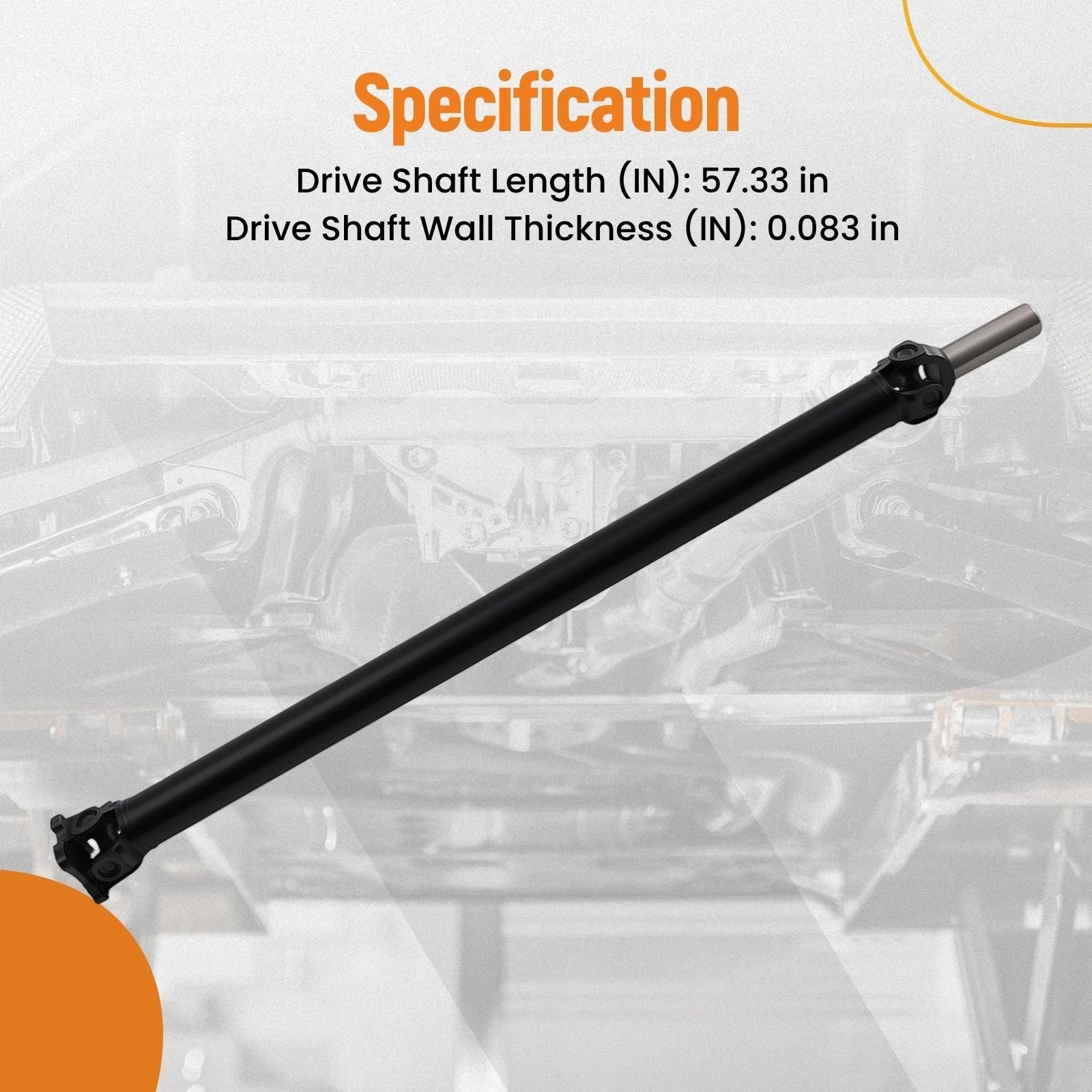 Driveshaft Rear for Ford F-150 (1991–1996) 4WD E4OD Trans 946-582