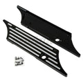 Black Hard Saddlebag Latch Cover for Harley Road King Street Electra Glide (1993–2013)