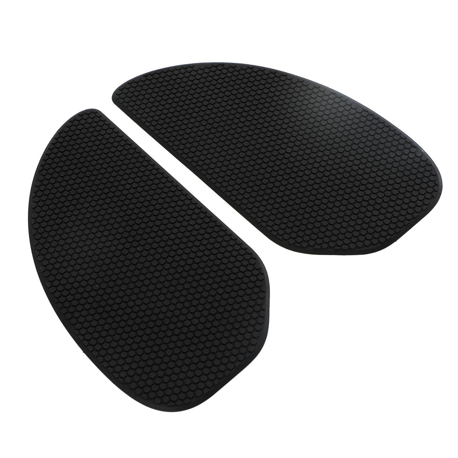 2X Side Tank Traction Grip Pads for Cafe Racer Custom Bobber Chopper T9