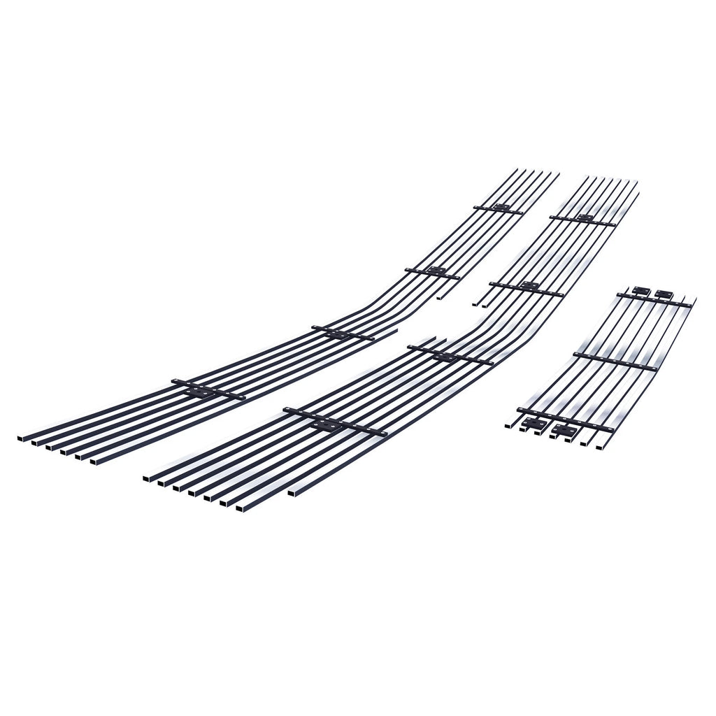 Chrome Billet Grille Insert Combo for Chevy Silverado 2500/3500HD (2015-2018)