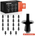 Set of 20 Nylon Expanding Mounting Rivet Clips for GM