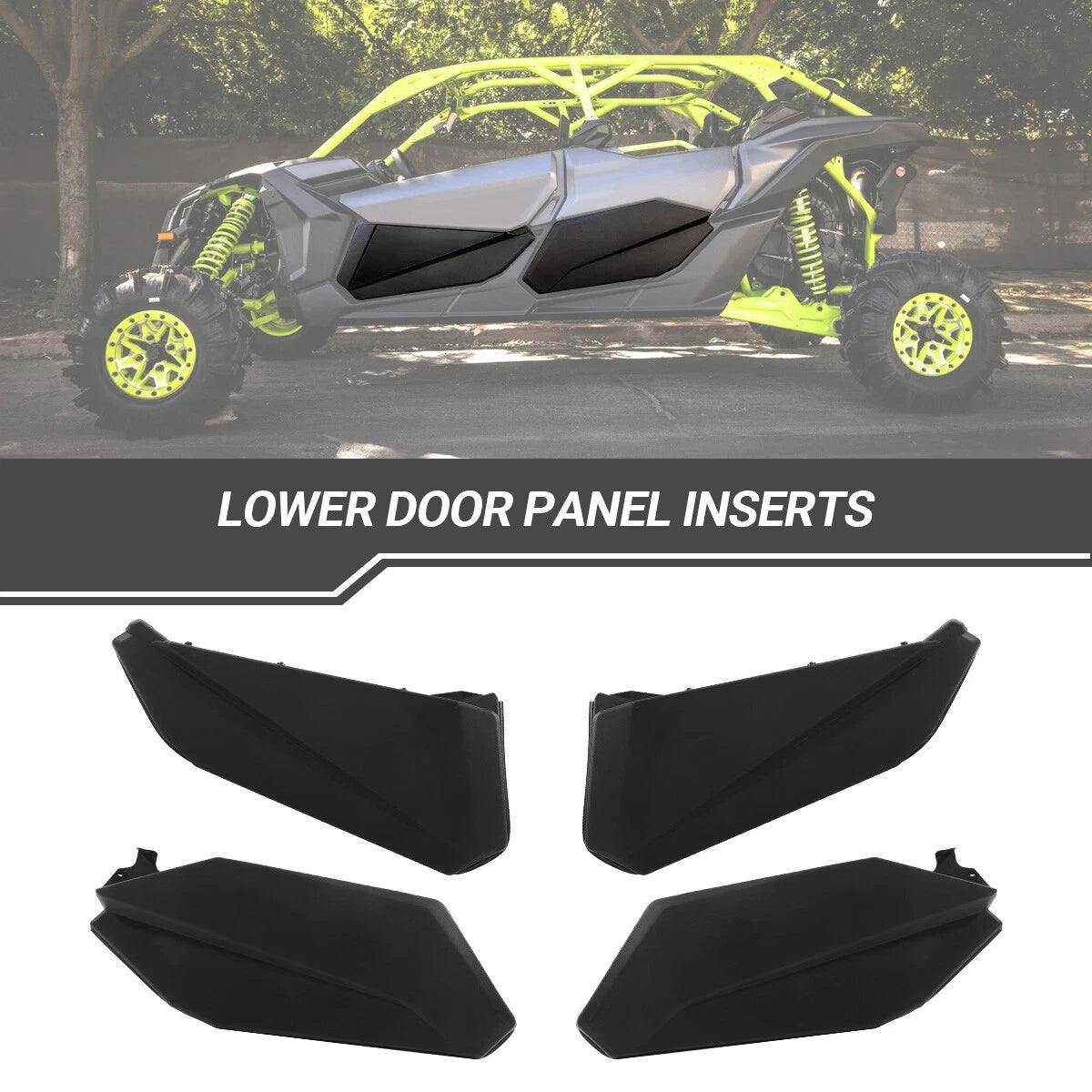 Lower Door Panel Inserts for Can Am Maverick X3 Max R Turbo (2017–2025)