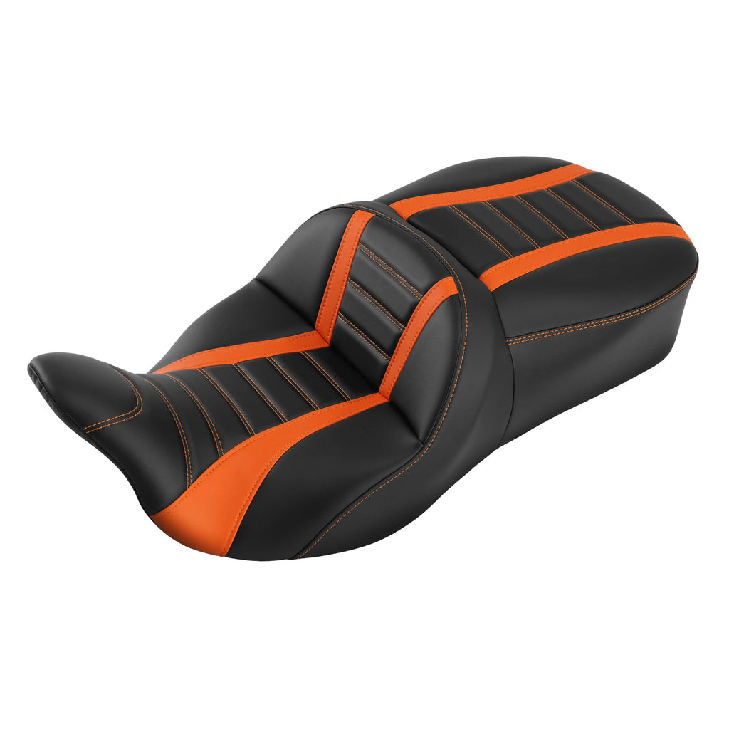 2X Two-Up Driver & Passenger Seat for Harley Touring Road King Glide (2009–2023)