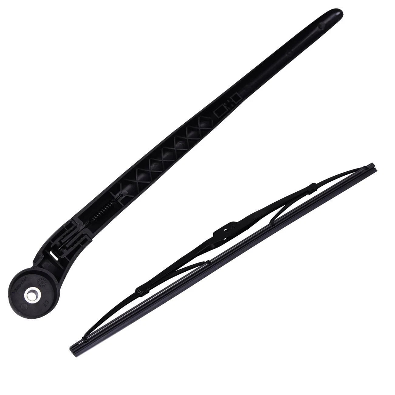 3X Rear Wiper Arm with Blade & Base Cover for Porsche Cayenne (2003-2010)