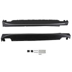 Set of 2 Nerf Bar Side Steps for Mercedes ML350 W166 (2012–2015) GLE (2016–2018) Black Heavy Duty