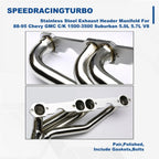 Exhaust Header Manifold for Chevy GMC C/K 1500-3500 Suburban (1988–1995)