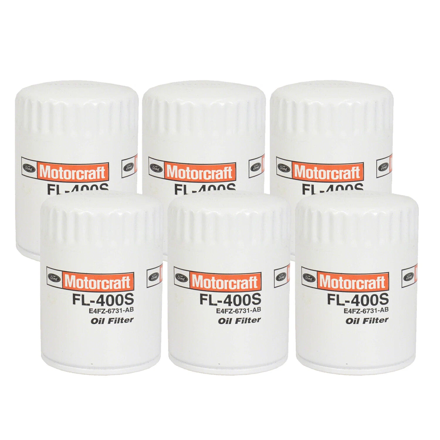 Set of 6 Engine Oil Filters for Chrysler, Ford, Lincoln, Mercury (OEM)