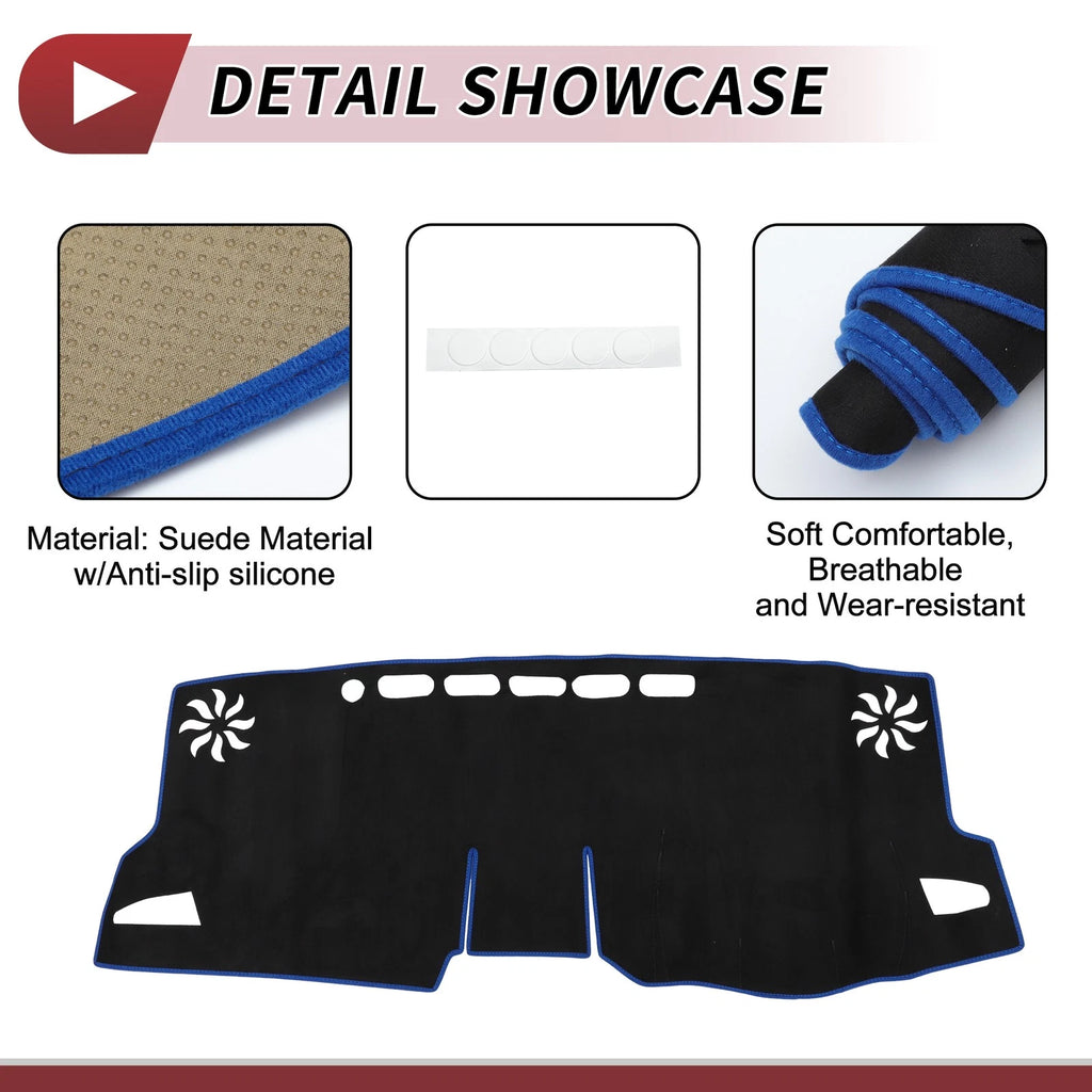 Dashboard Cover Mat for Toyota Corolla, Toyota Cross 10 Series 