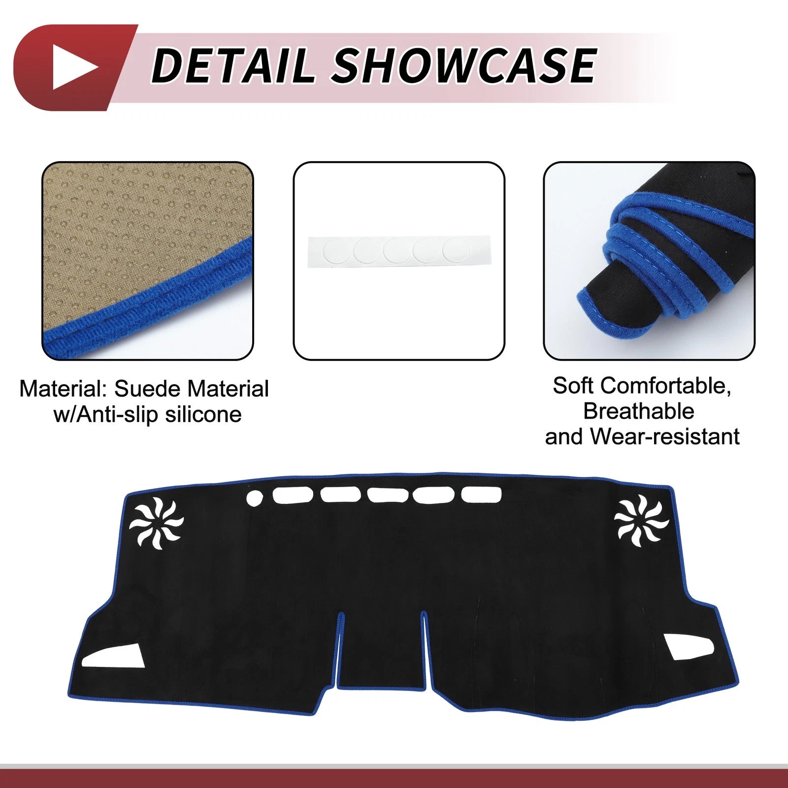 Dashboard Cover Mat for Toyota Corolla, Toyota Cross 10 Series 
