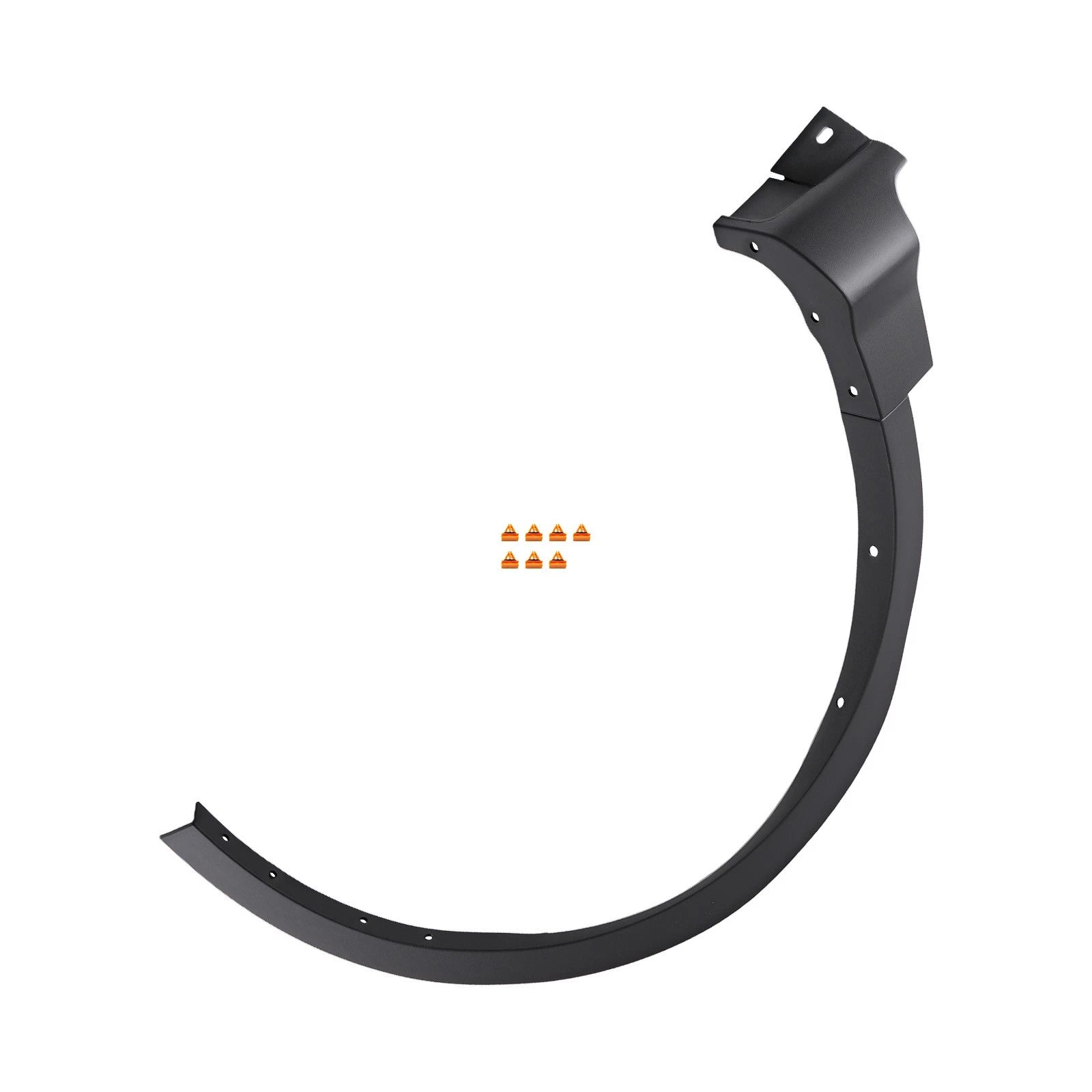 Black Polypropylene Front Right Fender Flare for Ford Escape (2013–2017) CJ5Z16268AA