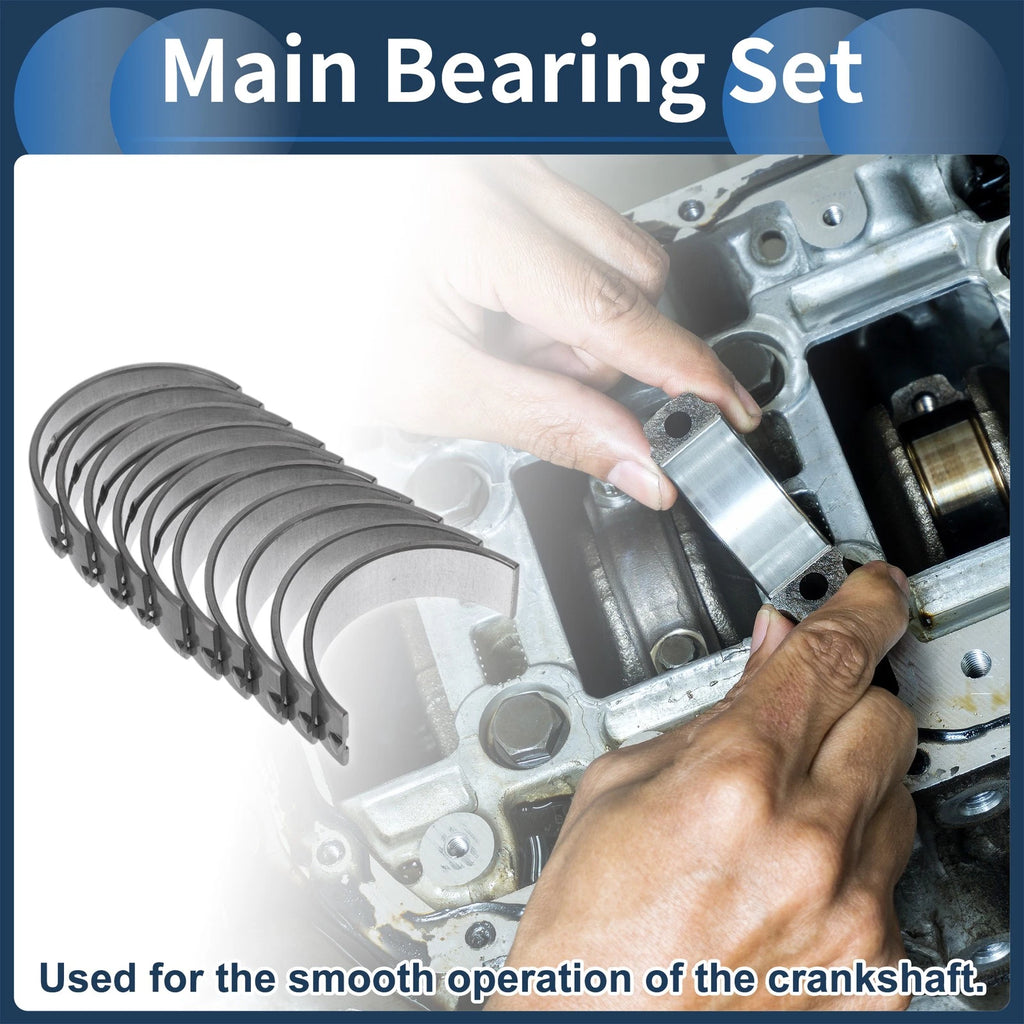 Main Bearing Set No. 1170155020 for Toyota Starlet (1991–1999) 10 Pcs