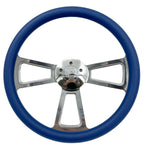 Polished 5 Spoke Steering Wheel for Peterbilt Kenworth Freightliner (18 inch)
