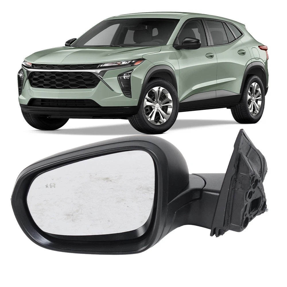Side Mirror for Chevy Trax (2024–2026) W/ Heated, Blind Spot, Left Driver, 6 Pins
