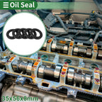 Set of 5 Oil Seal Rotary Shaft Seal NBR Rubber 35x56x8mm