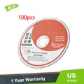 Set of 100 Cut-off Wheels for Metal & Stainless Steel (6"x.045"x7/8")