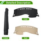 Dashboard Cover for Nissan Tiida (2011–2017) Dash Mat Carpet Black