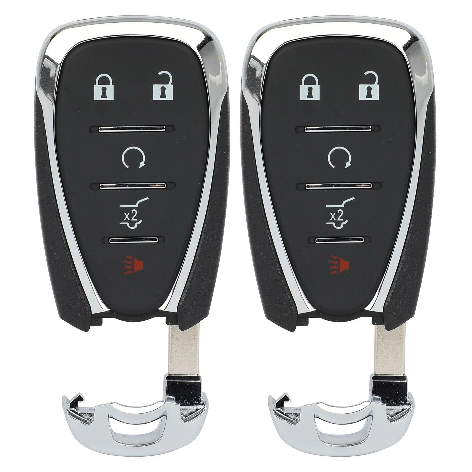 2X Remote Key Fob Shell Case for Chevy Traverse (2018–2020)