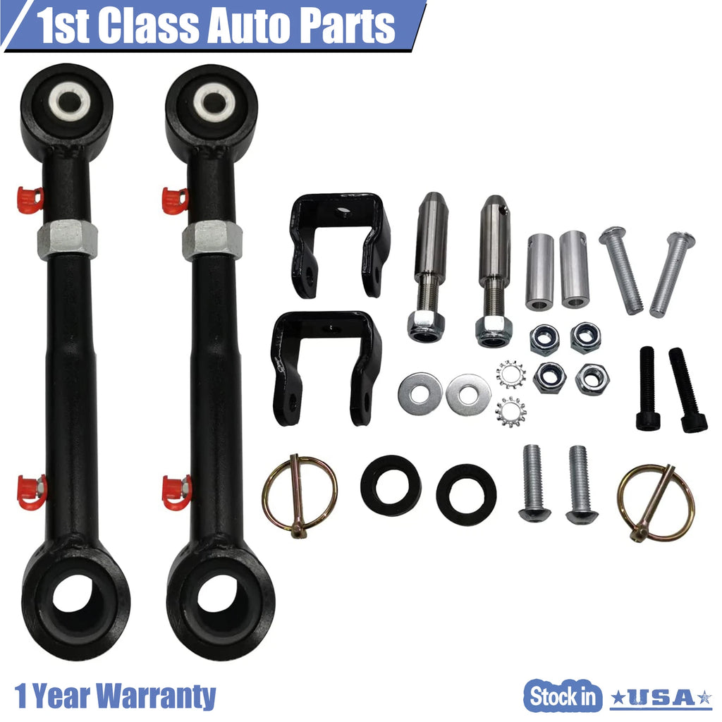 Set of 2 Front Sway Bar Link Quicker Disconnects for Jeep Wrangler TJ (1997–2006)