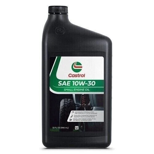 Castrol 215308 SAE 10W-30 Small Engine Oil for 4-Cycle Engines (32oz)