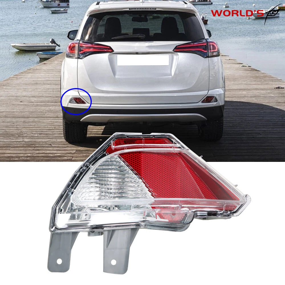 Rear Bumper Reflector Light for Toyota RAV4 (2016–2018)