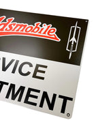 Vintage Metal Service Department Sign for Oldsmobile (1960–1970)