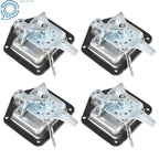 Set of 4 T-Handle Tool Box Locks for RV Door Latch with Keys