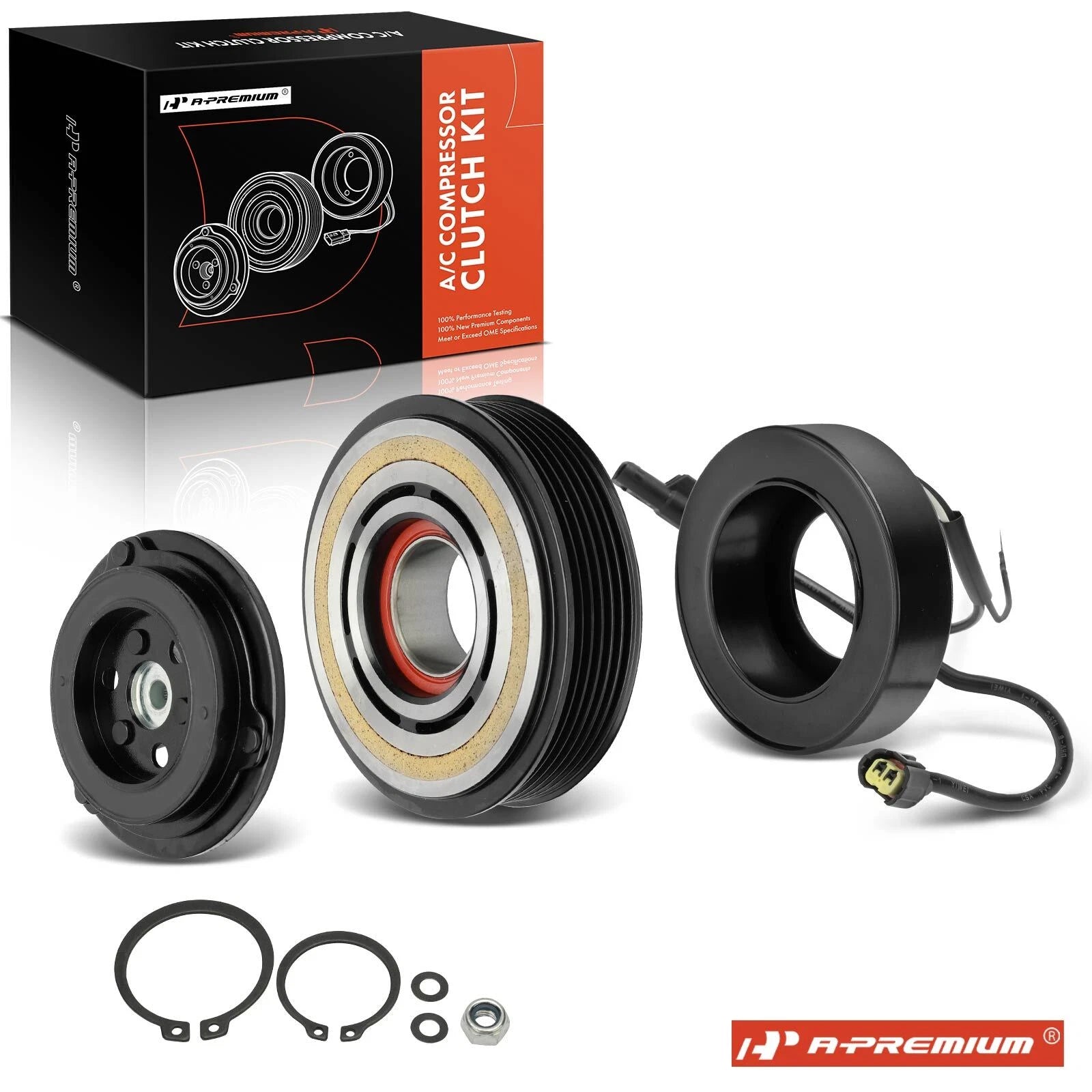 A/C Compressor Clutch Kit for Mercedes-Benz C300 C43 AMG E300 (2017–2022)