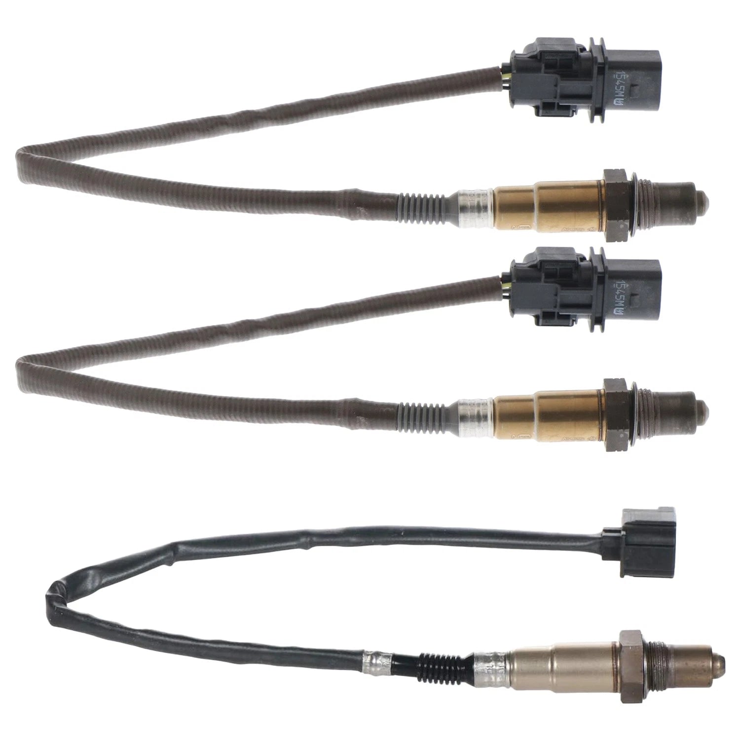 Set of 2 Bosch Oxygen Sensors for W212 E400 4Matic AWD (2015)