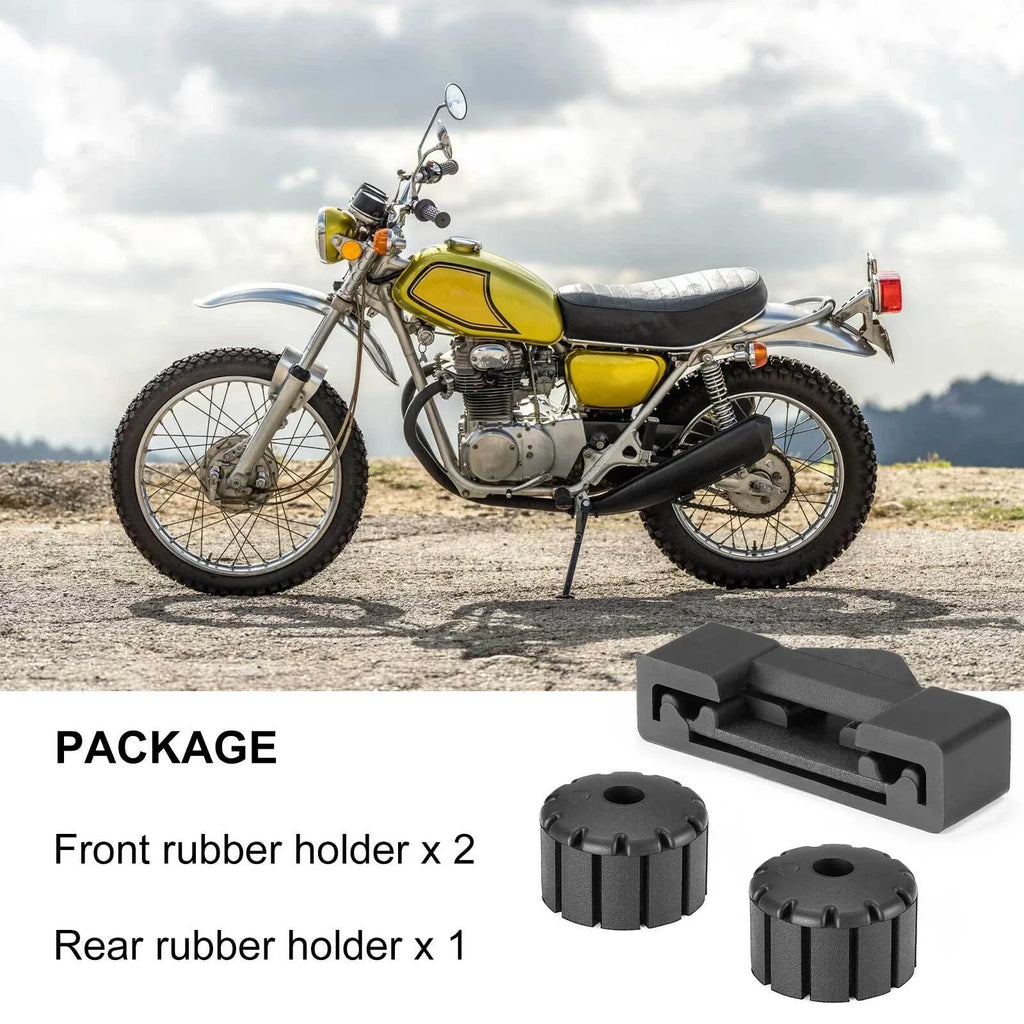 2 x Front & Rear Fuel Tank Rubber Holder Kit for Honda CB (1969–1974)