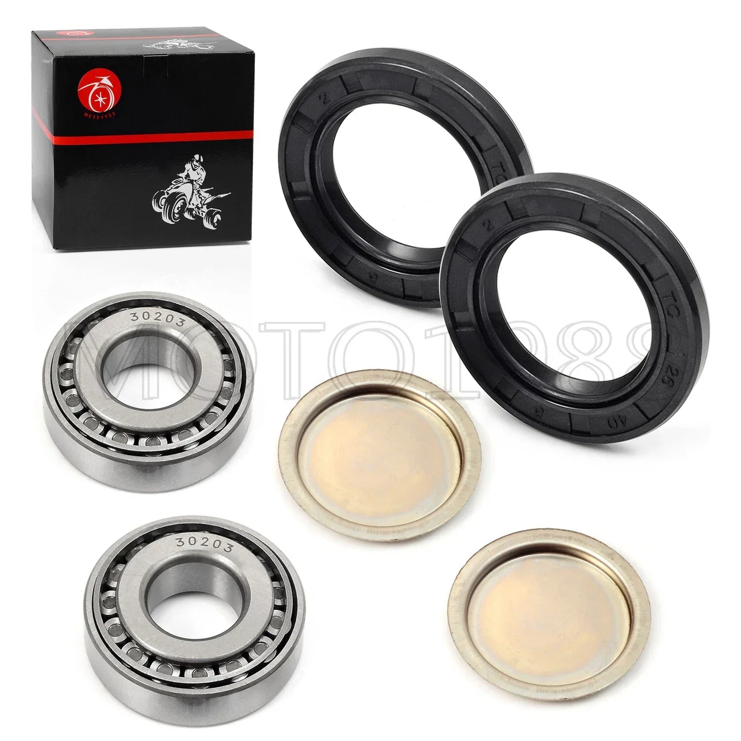 Swingarm Bearings and Seals Rebuild Kit for Honda TRX300FW Fourtrax (1988–2000)