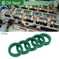 Set of 5 Oil Seal Rotary Shaft Seal 16x22x5mm High Pressure Green