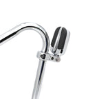 1 P-Clamp Chrome Slipstream Footpeg for Yamaha Road Star Warrior (2002–2009)