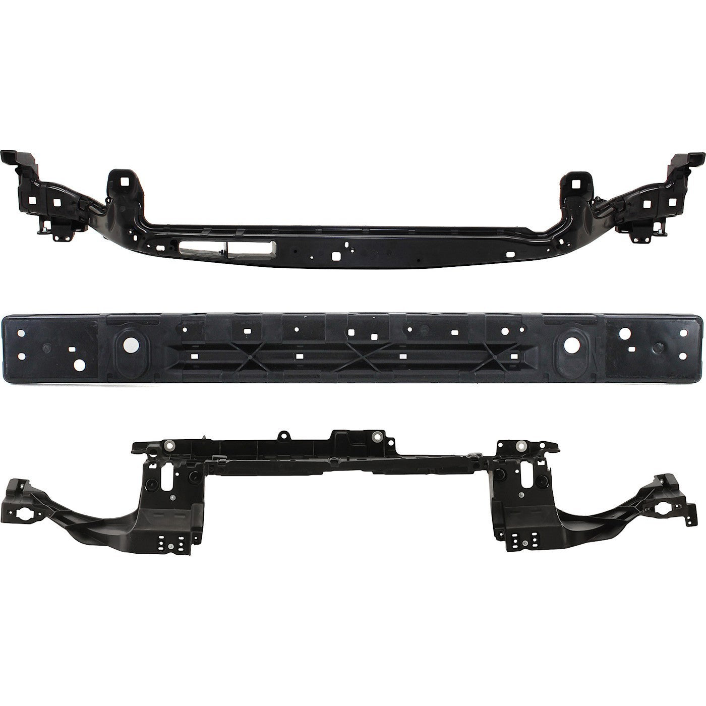 Set of 3 Radiator Supports for Ford Fusion (Police Responder Hybrid)